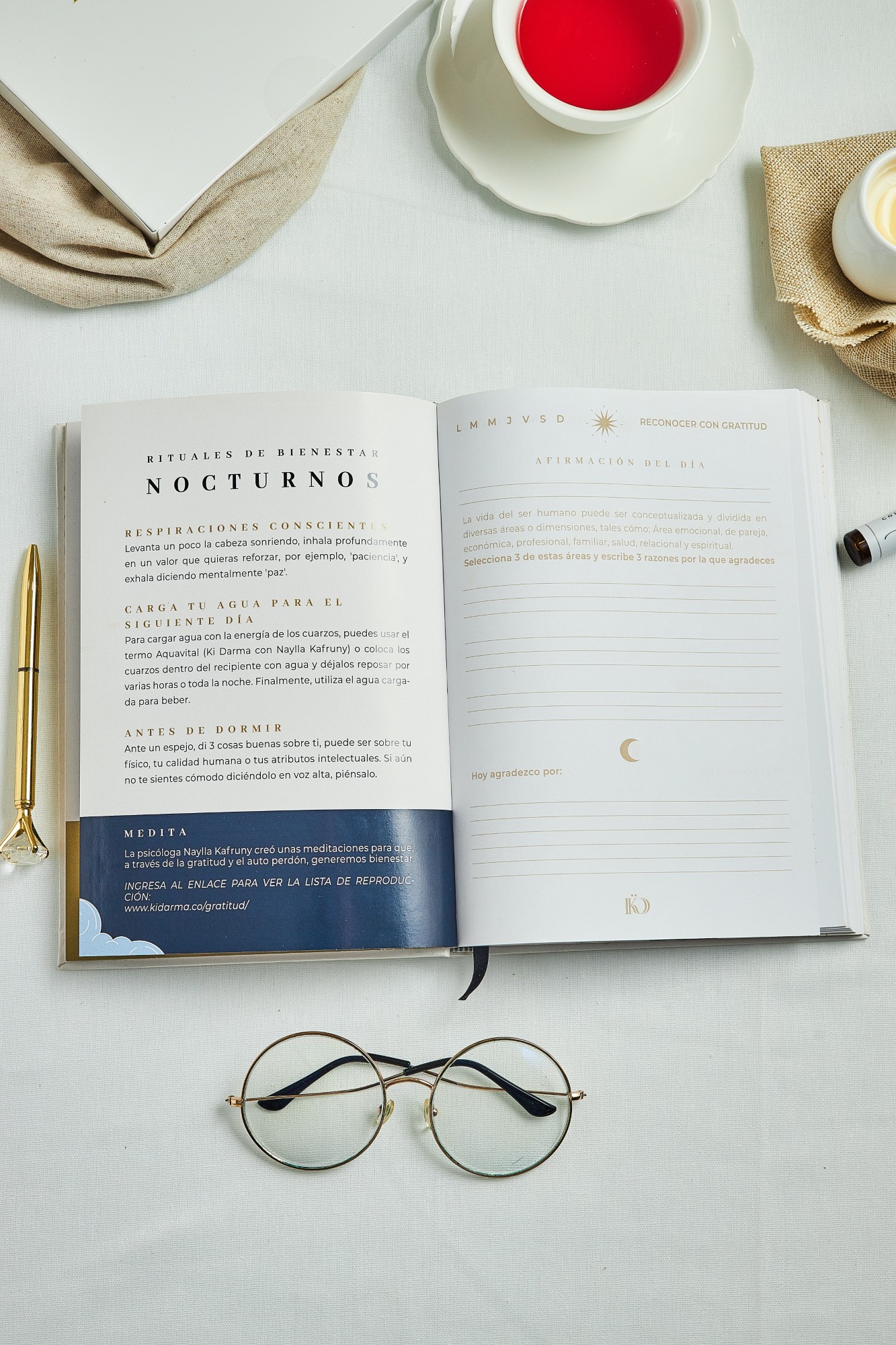 Combo Journal + Cartas Vibrando con Gratitud - Imagen 5